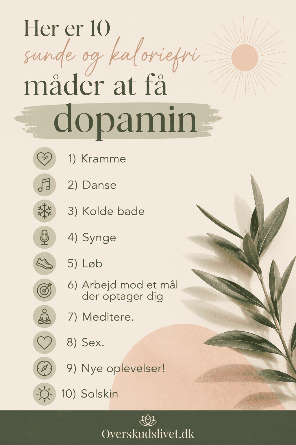 10 sukkerfri dopamin boostere