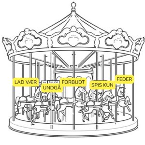 Madkamp madregler karrusel