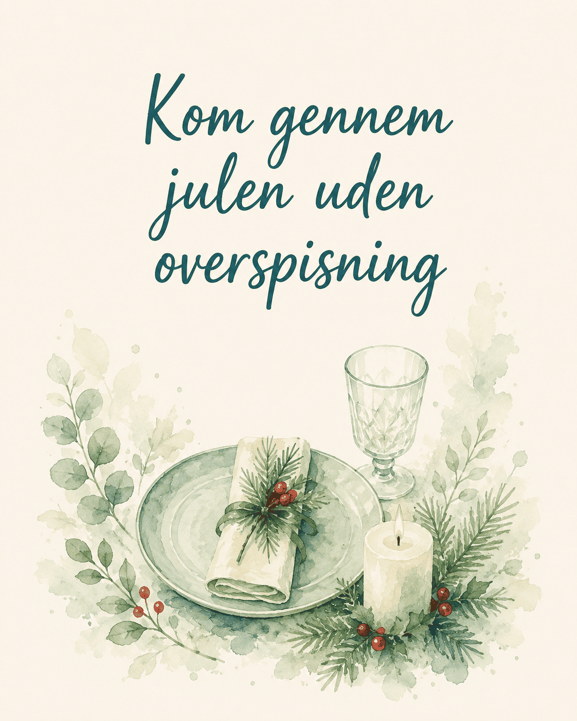 undgå overspisning i julen